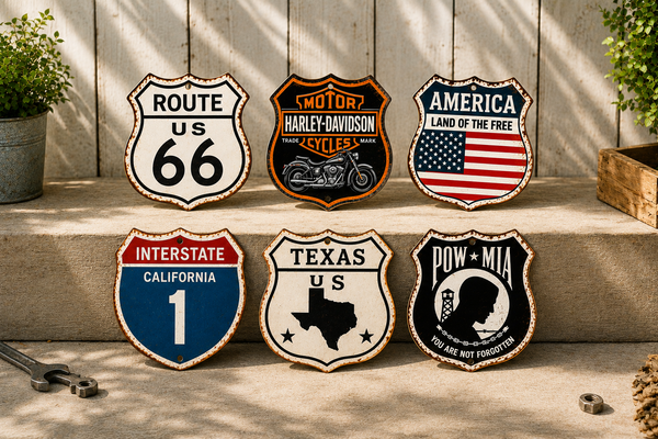 Shield Tin Sign