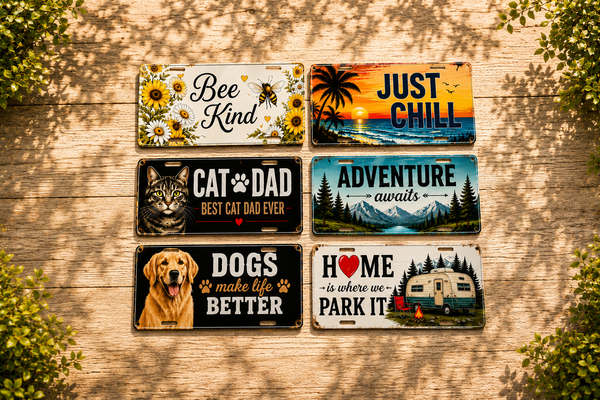 License Plate Sign