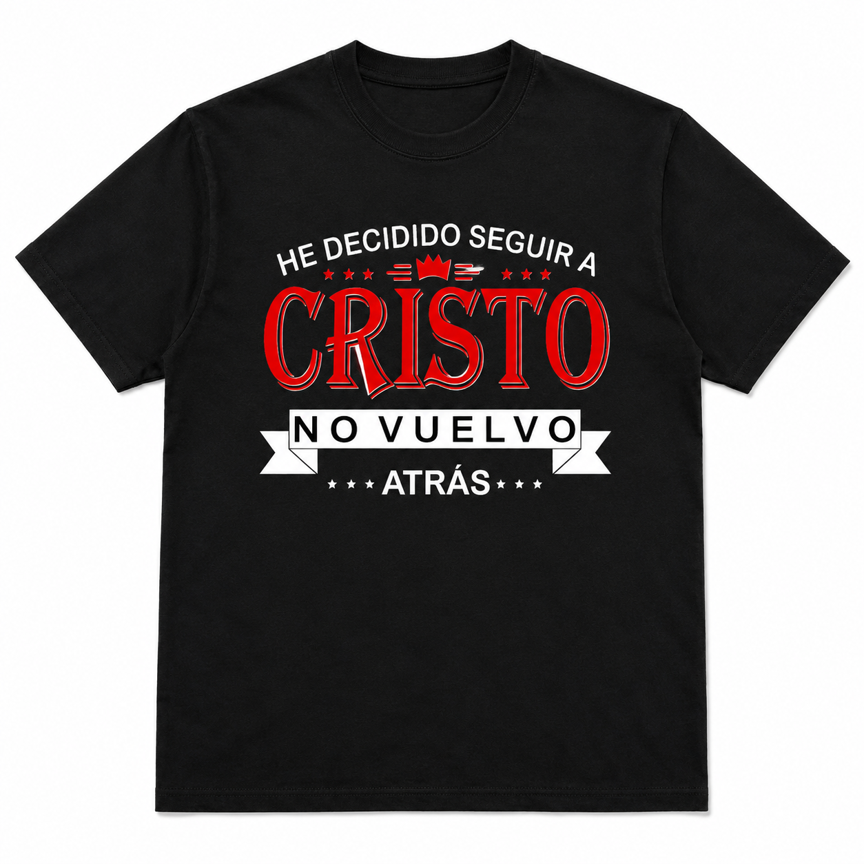 Spanish Christian Faith Graphic T-Shirt Men's Religious Inspirational Tee