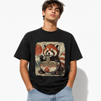 Red Panda Ramen T-Shirt | Japanese Ukiyo-e Style Anime Graphic Tee