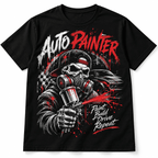 Auto Painter Skull Muscle Car Garage Men's Graphic T-Shirt