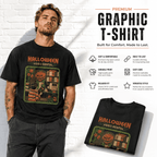 Halloween Video Rental Retro Horror Monster Spooky Vintage Graphic Men's T-Shirt