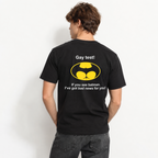 Funny Gay Test Bat Symbol Optical Illusion Joke Men's T-Shirt