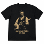 Abraham Lincoln Guitar USA 250th Anniversary Patriotic 4th of July T-Shirt