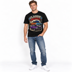 Classic Muscle Cars American Power Vintage Men's Graphic T-Shirt