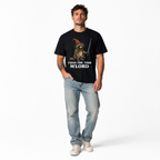 Funny Twas the Tism Lord Raccoon Wizard Meme Graphic T-Shirt for Men