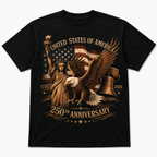 250th Anniversary Limited Edition Patriotic Graphic Men's T-Shirt