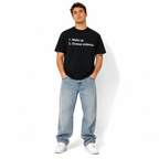 Funny Wake Up and Choose Violence Meme Graphic T-Shirt for Men