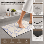Blue and White Women Body Modern  Bathroom Rug, Cool Living Room Carpet, Custom Design Bathmat, Nonslip Bedroom Rug, Erotic Home Decor