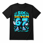 Funny Meme 67 Italian Brainrot Six Seven Gaming Kids Boys T-Shirt- American fash