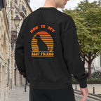 Men's round neck sweatshirt - double-sided 280g