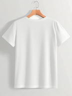 Men’s  Christian Graphic Print Casual Crew Neck T-Shirt Streetwear Fashion Tee