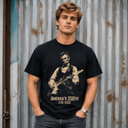 Abraham Lincoln Guitar USA 250th Anniversary Patriotic 4th of July T-Shirt