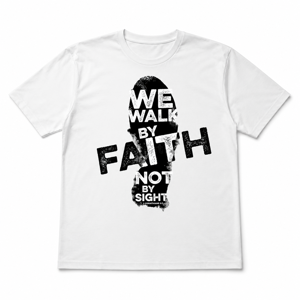 Men’s  Christian Graphic Print Casual Crew Neck T-Shirt Streetwear Fashion Tee