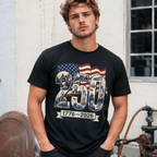 250 Years American Flag USA 250th Anniversary Patriotic 4th of July T-Shirt