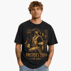 America's 250th Anniversary Revolutionary Soldiers Patriotic USA T-Shirt