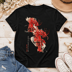 Women's Spider Lily Japanese Aesthetic Graphic T-Shirt Pastel Goth Tee
