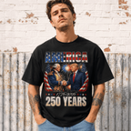 America 250th Anniversary Washington Patriotic USA Freedom Men's T-Shirt