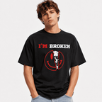 I'm Broken Skull Shirt I'm Broken Sweatshirt Happy Skull Face Shirt Funny Sarcas