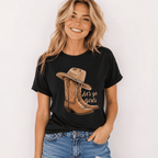 Let's Go Girls Cowboy Boots T-Shirt | Western Country Graphic Tee