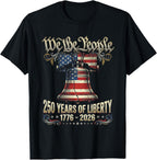 250 Years American USA 250th Anniversary Patriotic 4th of July Men's T-Shirt