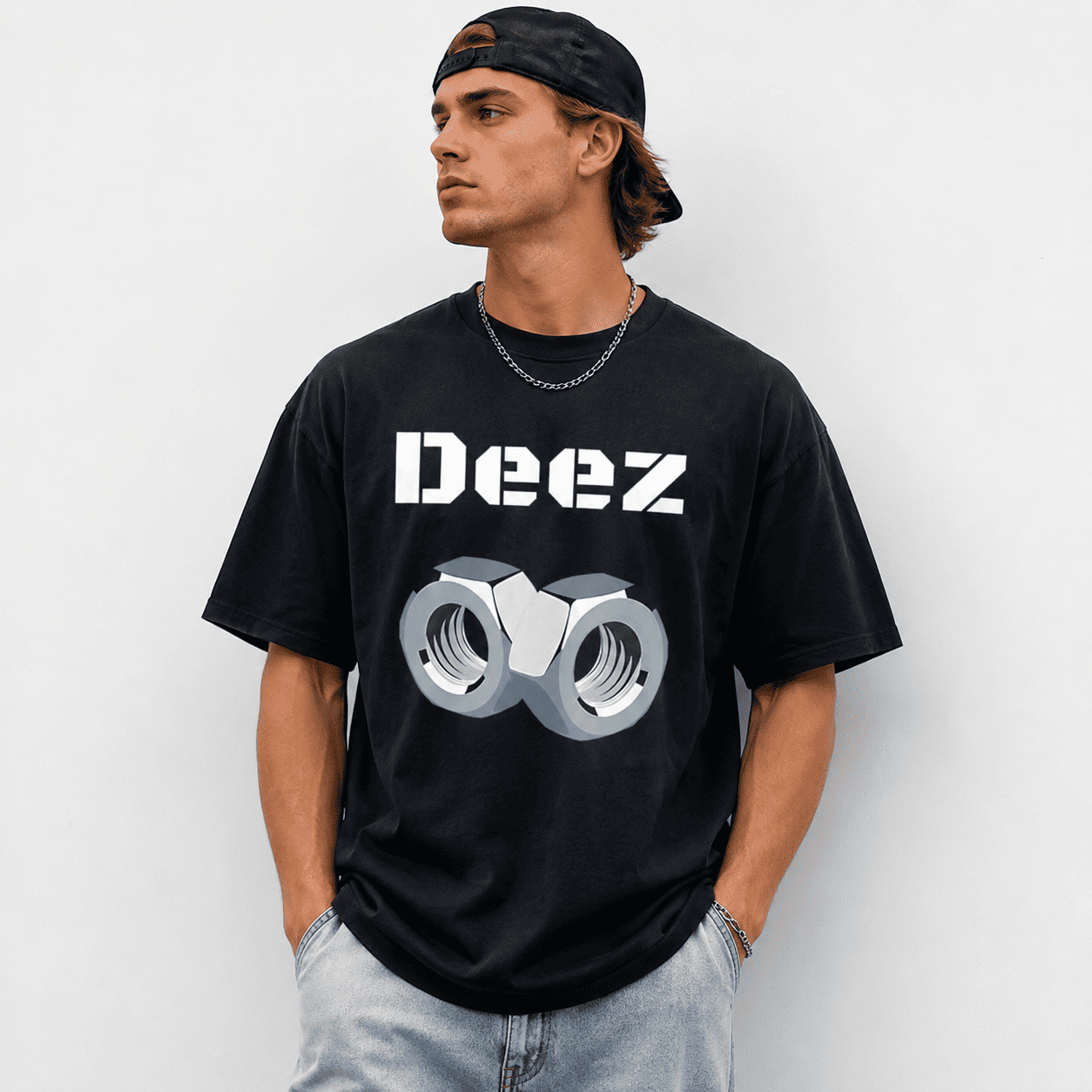 Deez Nuts Got Em Mens Funny Sarcasm T-Shirt