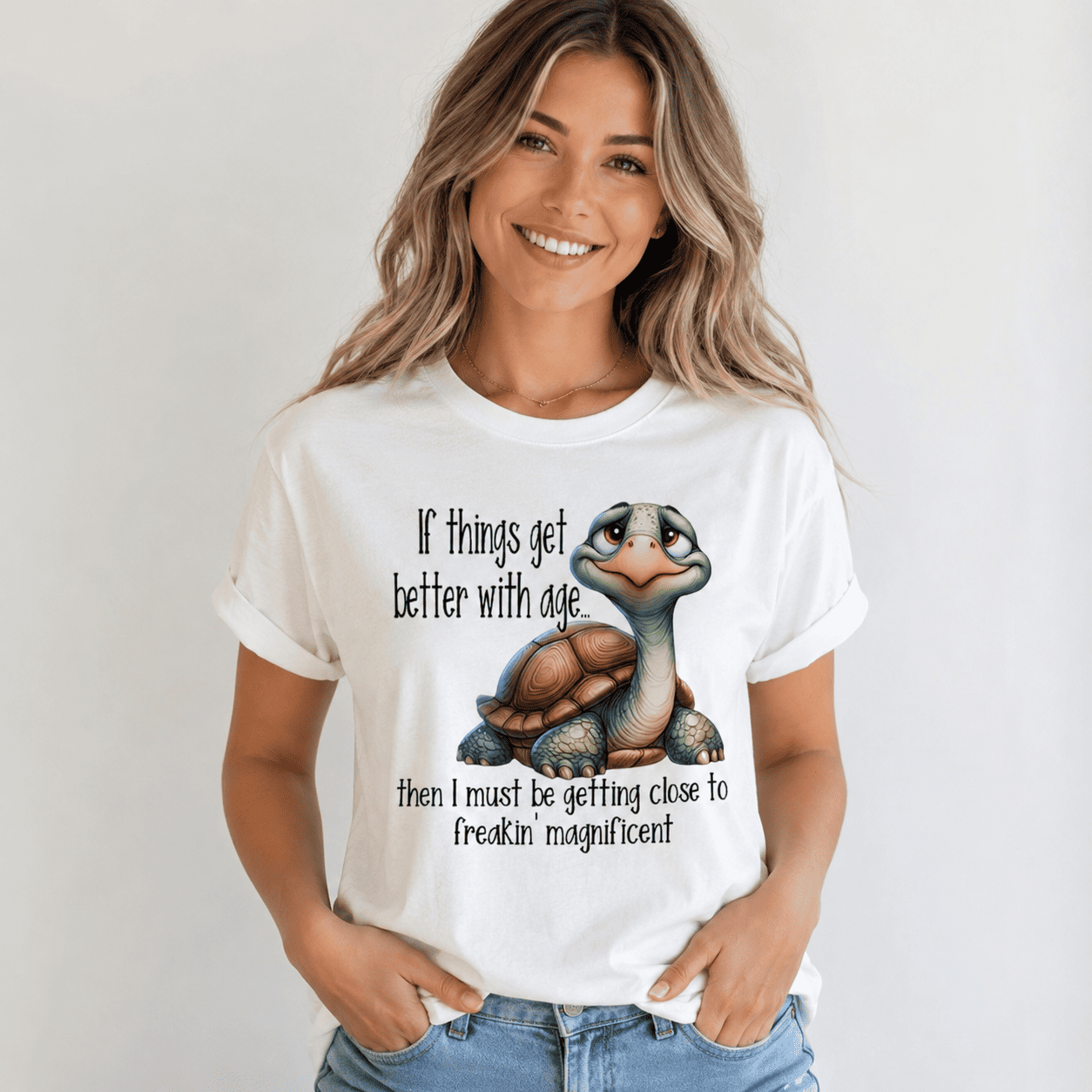 Women Funny Graphic T-Shirt Playful Print Casual Crew Neck Short Sleeve Tee Top
