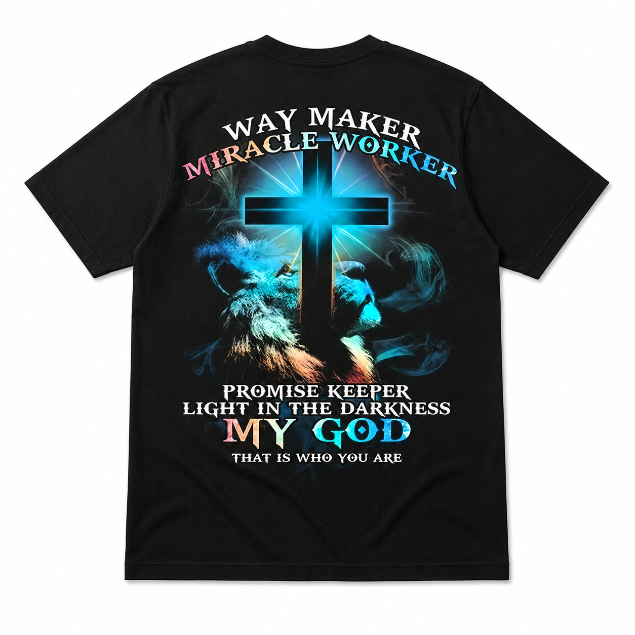 Christian Way Maker Shirt Miracle Worker Promise Keeper Faith Tee
