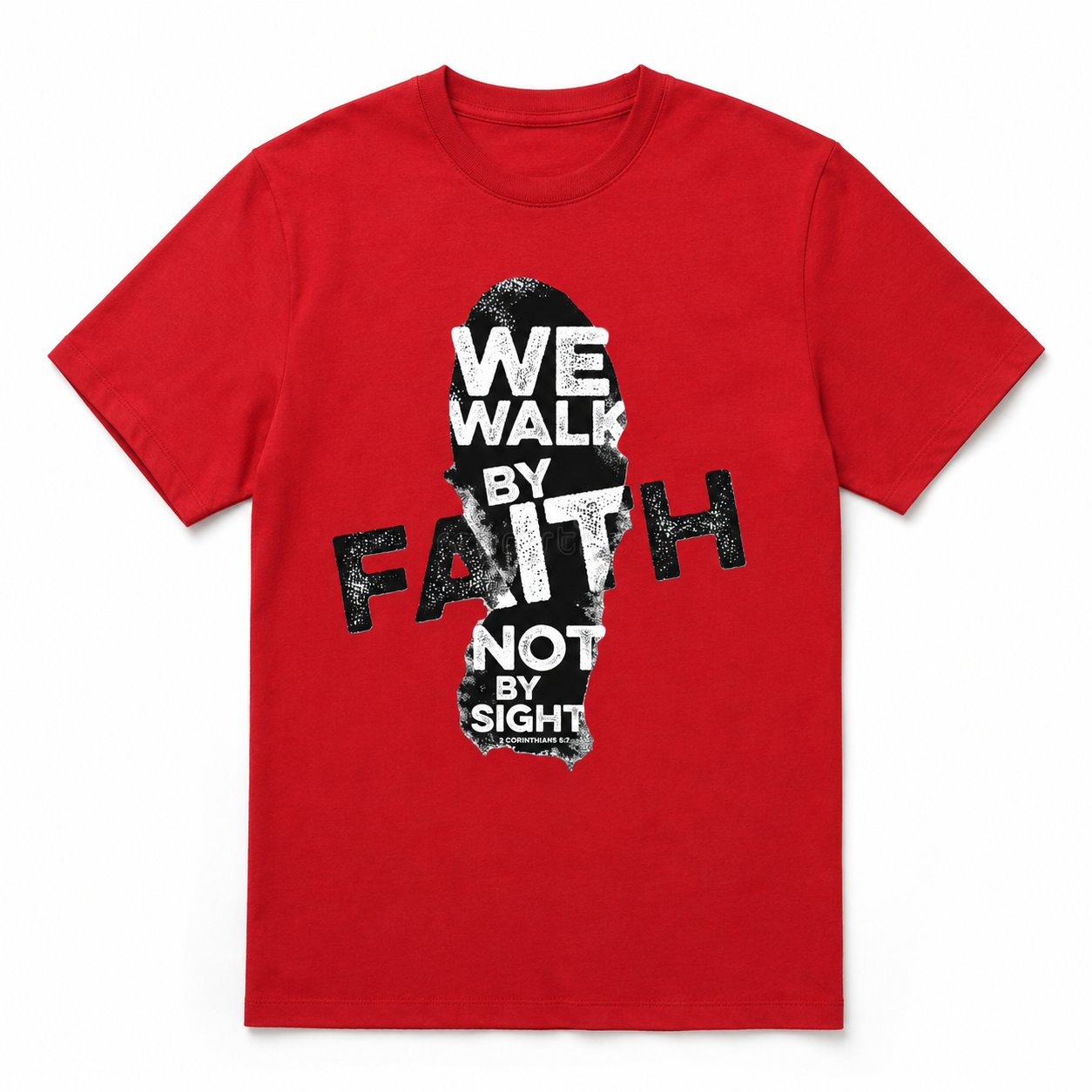 Men’s  Christian Graphic Print Casual Crew Neck T-Shirt Streetwear Fashion Tee