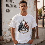 USA 250th Anniversary Fighter Jet Flag Patriotic Independence T-Shirt