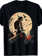 Bushido Code Samurai Graphic T-Shirt Japanese Warrior Quote Tee