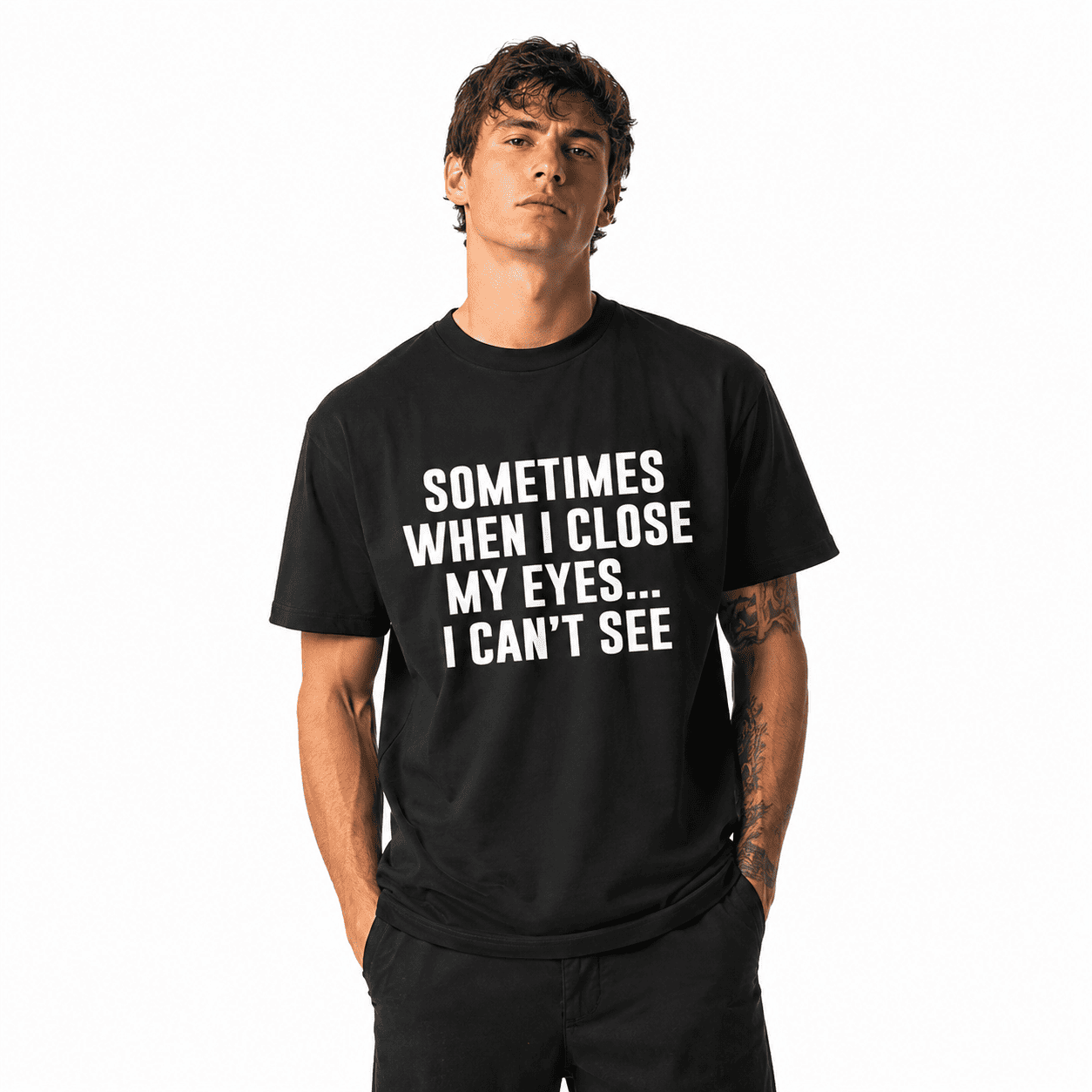 Funny Graphic Print T-Shirt Casual Humor Meme Streetwear Unisex Style Tee