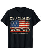 USA 250th Celebration 1776-2026 Flag July 4th Patriotic Men's T-Shirt