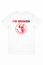 I'm Broken Skull Shirt I'm Broken Sweatshirt Happy Skull Face Shirt Funny Sarcas