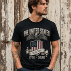 We The People 1776 2026 T Shirt USA 250th Anniversary Patriotic Graphic Tee