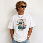 Poker Dice Graphic T-Shirt Playing Cards Casino Streetwear Casual Tee