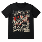 Japanese Cyberpunk Techwear T Shirt Manga Style Gear Graphic Streetwear Tee
