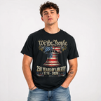 250 Years American USA 250th Anniversary Patriotic 4th of July Men's T-Shirt