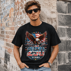 USA 250th Anniversary Flag T-Shirt 1776-2026 Patriotic 4th of July Tee