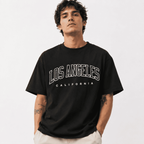 Los Angeles California Graphic T-Shirt Casual Cotton Tee LA Oversized Shirt