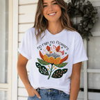 Women‘s Floral Graphic T-Shirt Casual Summer Crew Neck Short Sleeve Tee