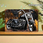 Vintage Motorcycle Metal Tin Sign - Retro Chopper Cruiser Bike Metal Tin Plaque
