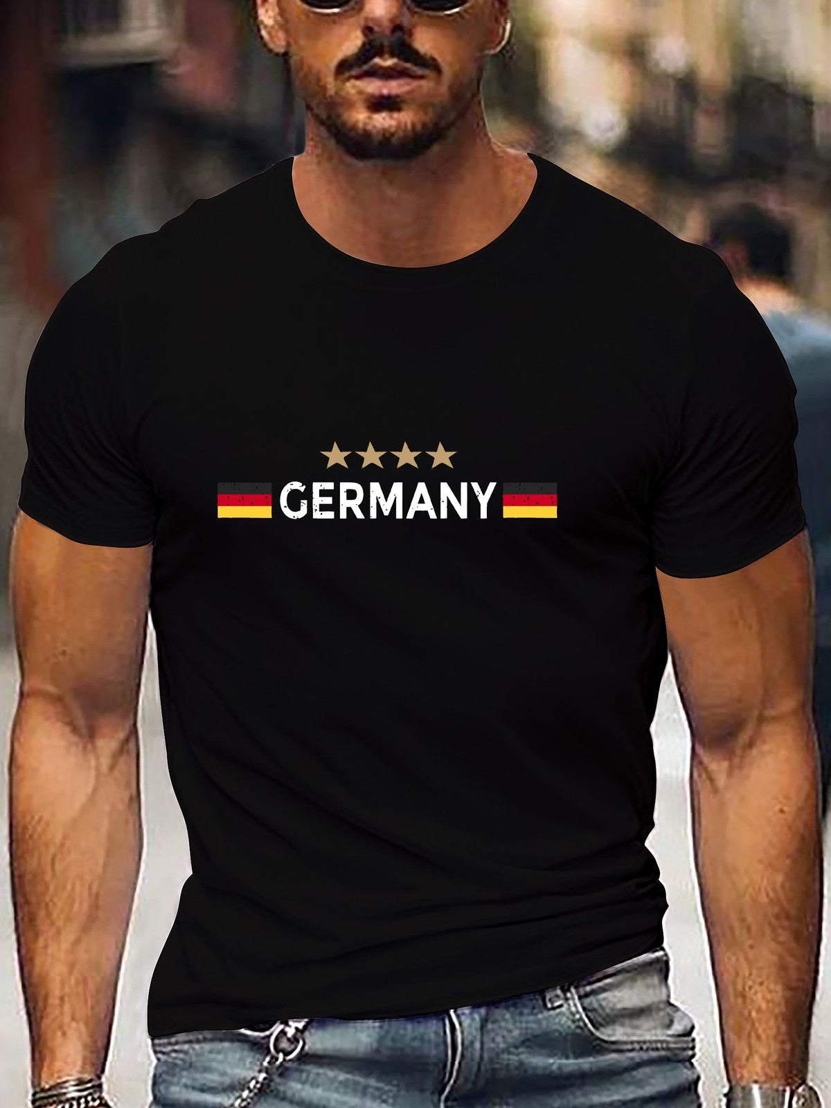 Germany Flag T-Shirt Men's Patriotic Graphic Tee German Pride Shirt