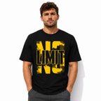 NO LIMIT Graphic T-Shirt – Bold Streetwear Tee, Unisex Black Shirt
