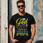 If God Can Make a Bug Christian Faith Graphic Men’s T-Shirt Funny Religious Tee
