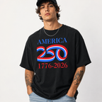USA 250th Birthday T Shirt 1776 2026 Patriotic Independence July 4th Tee