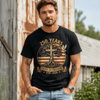 USA 250th Anniversary Faith and Freedom Christian Patriotic 1776-2026 T-Shirt