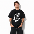Only God Can Judge Me Christian Gothic Graphic Men’s T-Shirt Faith Tee