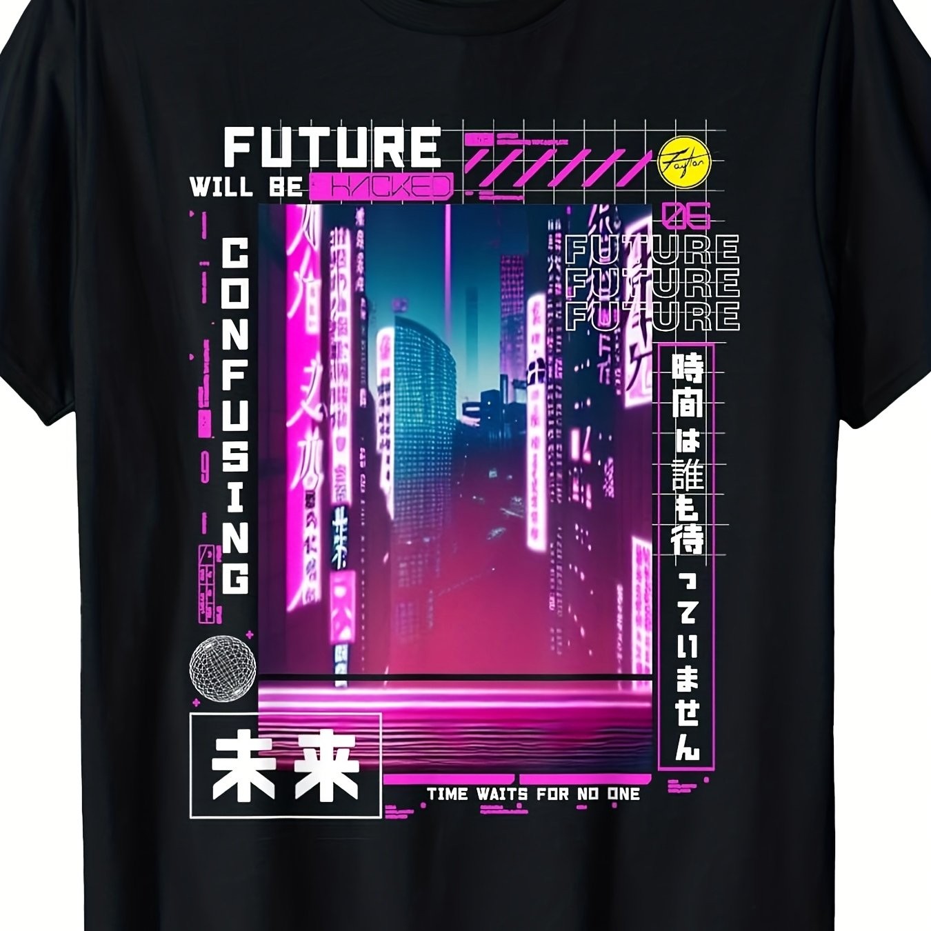 Tokyo Cyberpunk Vaporwave T Shirt Neon Japanese Retro Graphic Streetwear Tee