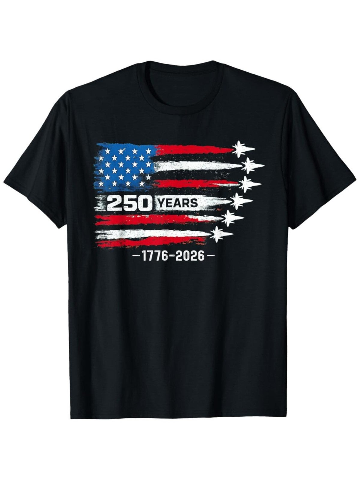 USA 250th Birthday 1776-2026 Patriotic July 4th American Pride Men's T-Shirt
